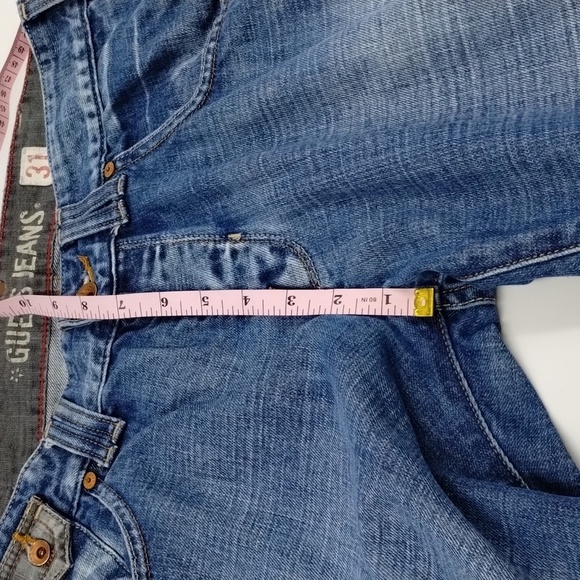 Guess women's size 31 bootcut jeans 34" inseam y2k - Picture 11 of 13